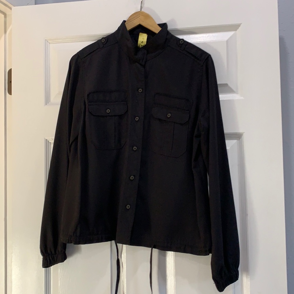 Express Adjustable Waist Military Blouse | Size Medium